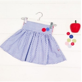 Oobi S14 Darling Blue Bubble Dot Skirt